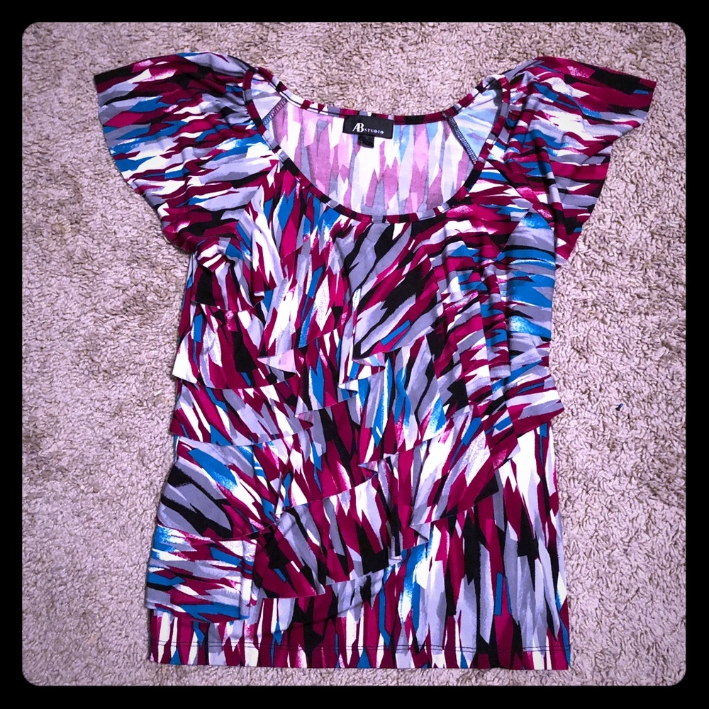 AB Studio Patterned Blouse